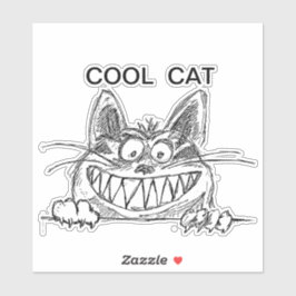 猫クールポスター シール