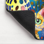 猫クール抽象芸術 マウスパッド (コーナー)