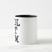 猫クール母かわいいトレンディー マグカップ (中央)