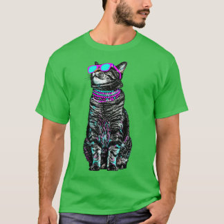 猫クール母 Tシャツ