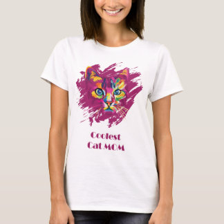 猫クール母 Tシャツ