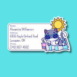 猫クール荷物ID シール
