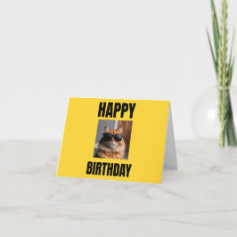 猫クール誕生日猫好きギフト用カーおもしろいド カード