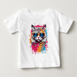 猫クール:「アポロを呼ぼう」 ベビーTシャツ