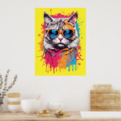 猫クール:「アポロを呼ぼう」 ポスター (キッチン)