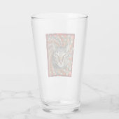 猫クール – ガラスのキャプション！ タンブラーグラス (裏面)