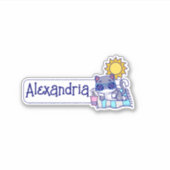 猫クールID シール (正面)