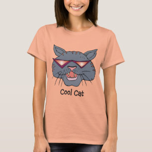 猫クールT型 Tシャツ