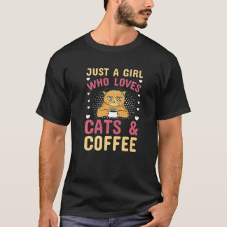 猫グッズ コーヒー好き猫飼いさん用     1 Tシャツ