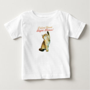 猫グッドライトミューおもしろい猫引用文かわいい子猫 ベビーTシャツ