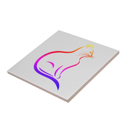 猫グラフィック タイル (側面)