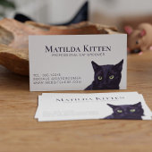 猫グルーミングカスタムペット名刺 名刺