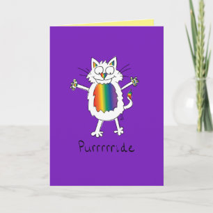 猫ゲイプライドLGBTQ カード