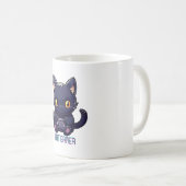 猫ゲーマー コーヒーマグカップ (正面右)