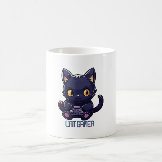 猫ゲーマー コーヒーマグカップ (中央)