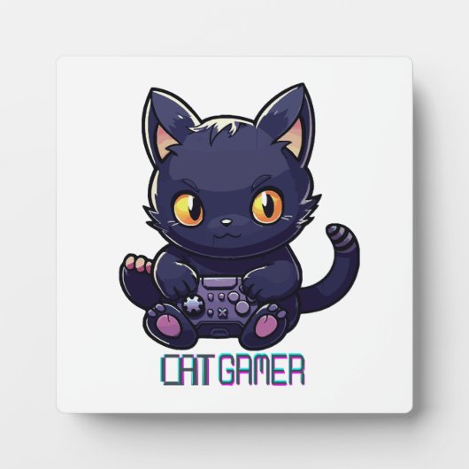 猫ゲーマー フォトプラーク (正面)