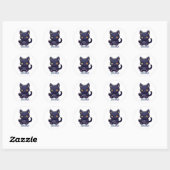猫ゲーマー ラウンドシール (シート)