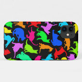 猫コラカラフルージュ Case-Mate iPhoneケース (裏面(横))