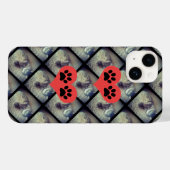 猫コラージュとポープリントby Shirley Taylor Case-Mate iPhoneケース (裏面 (横))