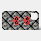 猫コラージュとポープリントby Shirley Taylor Case-Mate iPhoneケース (裏面 (横))