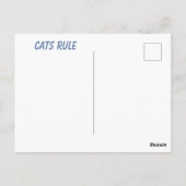 猫コラージュ ポストカード (裏面)