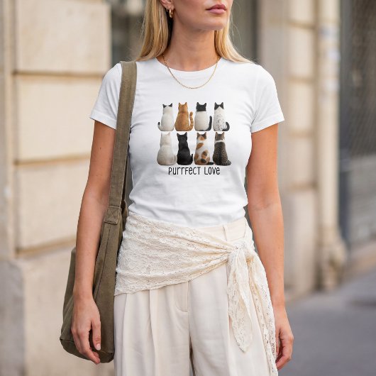 猫コレクション 背面図 Tシャツ
