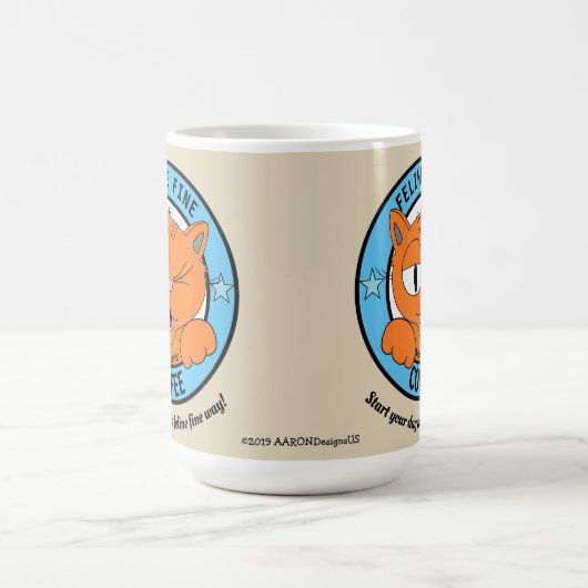 猫コーヒ素晴らしーかわいい漫画猫セニョールガト コーヒーマグカップ (中央)