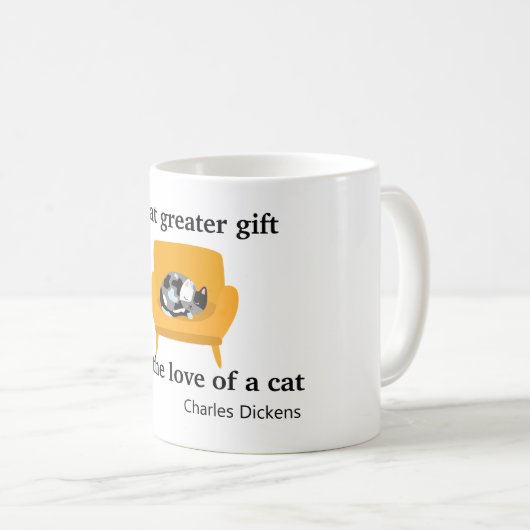 猫コ素晴らしーヒーMUへの愛よりも何の贈り物か コーヒーマグカップ (正面右)