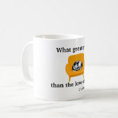 猫コ素晴らしーヒーMUへの愛よりも何の贈り物か コーヒーマグカップ (正面左)