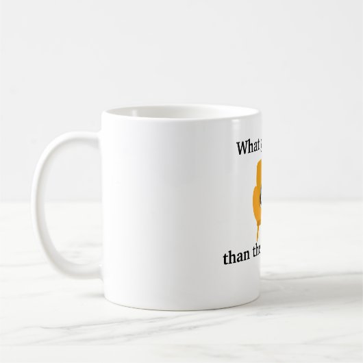 猫コ素晴らしーヒーMUへの愛よりも何の贈り物か コーヒーマグカップ (左)