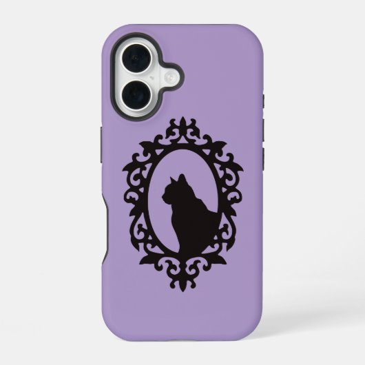 猫ゴシック iPhone 16ケース (裏面)