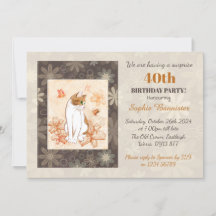 猫サプライズ40歳誕生日パーティー