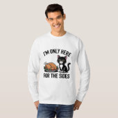 猫サンクスギビング サイドディッシュTシャツ Tシャツ (正面フル)