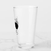 猫サングラス中指 タンブラーグラス