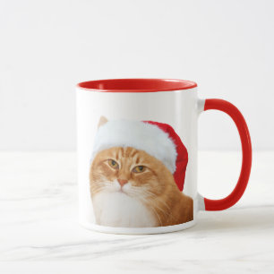 猫サンタクロース マグカップ