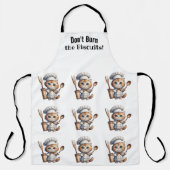 猫シェフの可愛さ過多オールオーバープリントエプロン エプロン (正面)