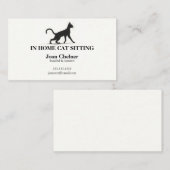 猫シッターサービス 名刺 (正面/裏面)