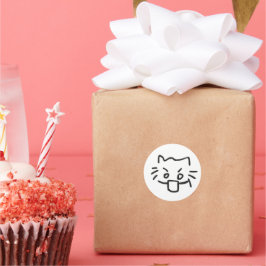 猫ショック ラウンドシール