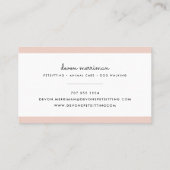 猫シルエットピッター 名刺 (裏面)