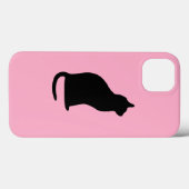 "猫シルエット"のiPadの空気、やっと場合 Case-Mate iPhoneケース (裏面 (横))