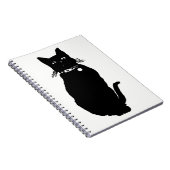 猫シルエット ノートブック (右側)