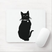 猫シルエット マウスパッド (マウス)