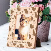 猫シルエット レーザー彫刻フレーム