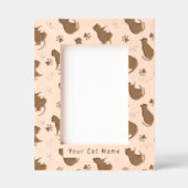 猫シルエット レーザー彫刻フレーム (正面)