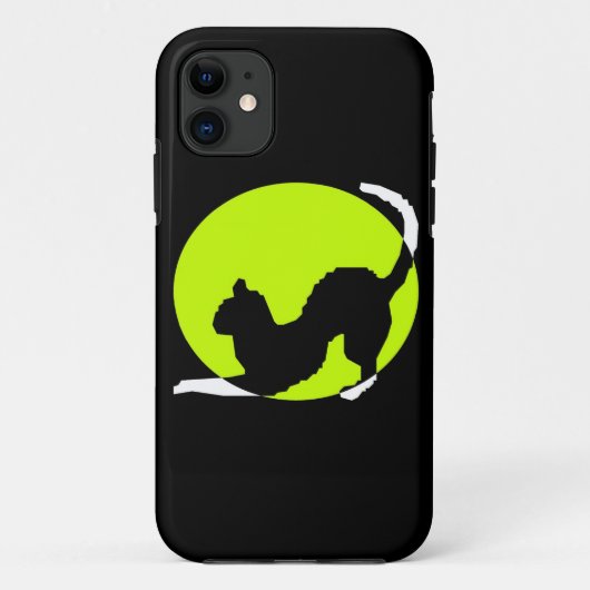 猫シルエット Case-Mate iPhoneケース (裏面)