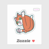 猫シールのクリーニング シール (シート)