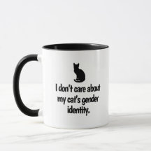 「猫ジェンダー・アイデンティティ」 11oz Bigot Mug