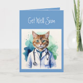 猫スキャンおもしろいドクターアニマル カード (正面)