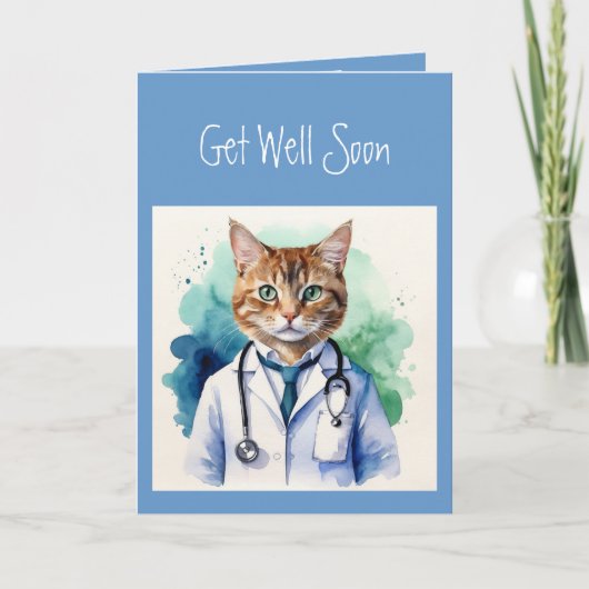 猫スキャンおもしろいドクターアニマル カード (正面)