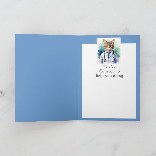 猫スキャンおもしろいドクターアニマル カード (内部)